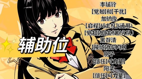 《女神异闻录夜幕魅影》全角色启示卡选择推荐-女神异闻录夜幕魅影游戏攻略推荐-第2张图片-拓城游