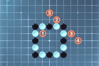 逆水寒手游五子棋残局三攻略-解密陶陶镇的棋痴-第2张图片-拓城游