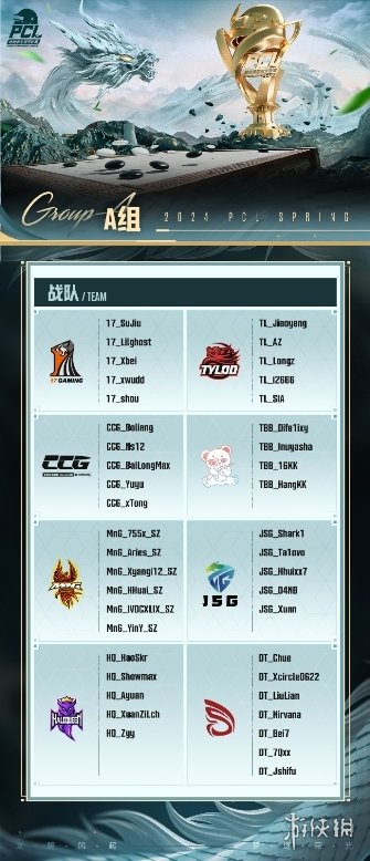 《PUBG》pcl2024春季赛赛程一览-绝地求生大逃杀游戏攻略推荐