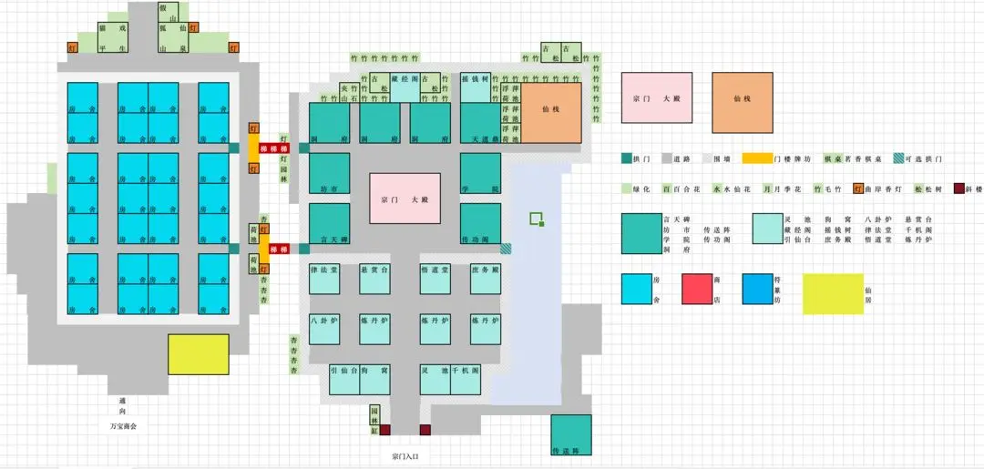 最强祖师建筑布局图模板-最强祖师游戏攻略推荐-第3张图片-拓城游