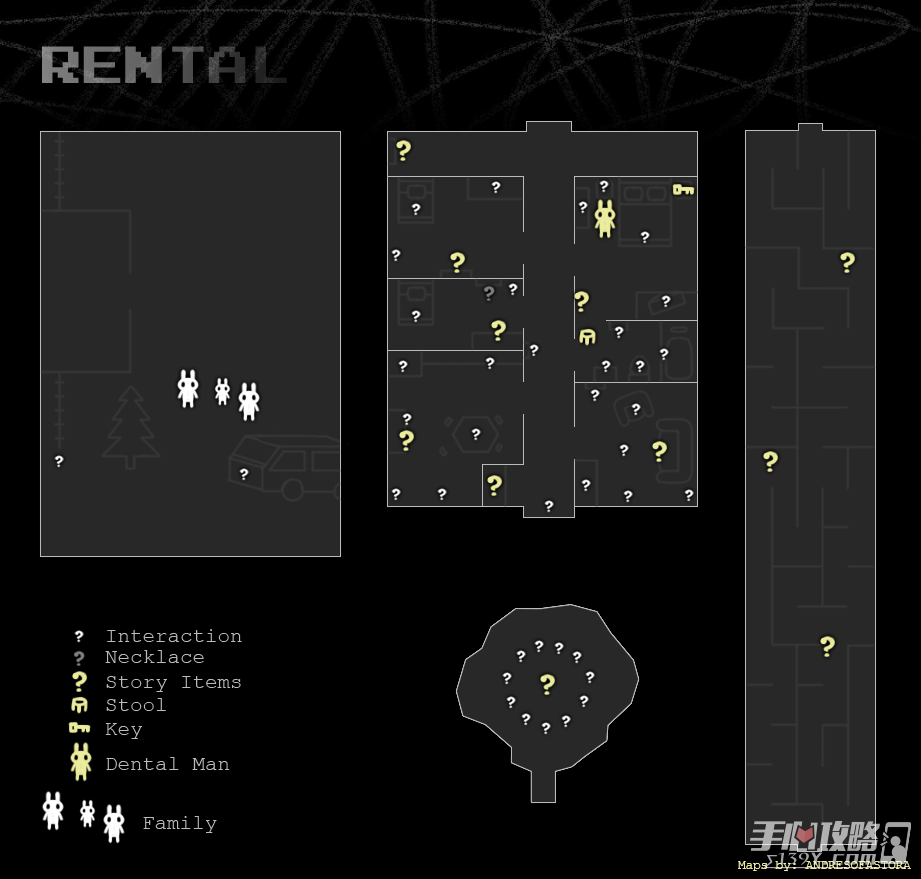 《Rental》全收集全交互地图分享-rental游戏攻略推荐