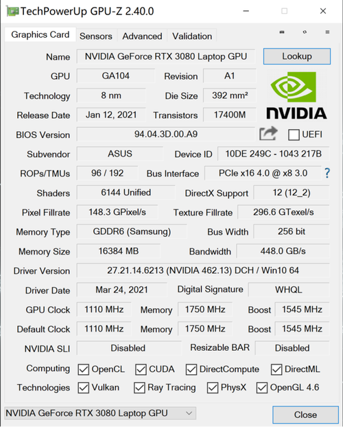 nba2k13配置要求（ROG 幻13评测：RTX 30系列显卡加持的全能旗舰）-第35张图片-拓城游