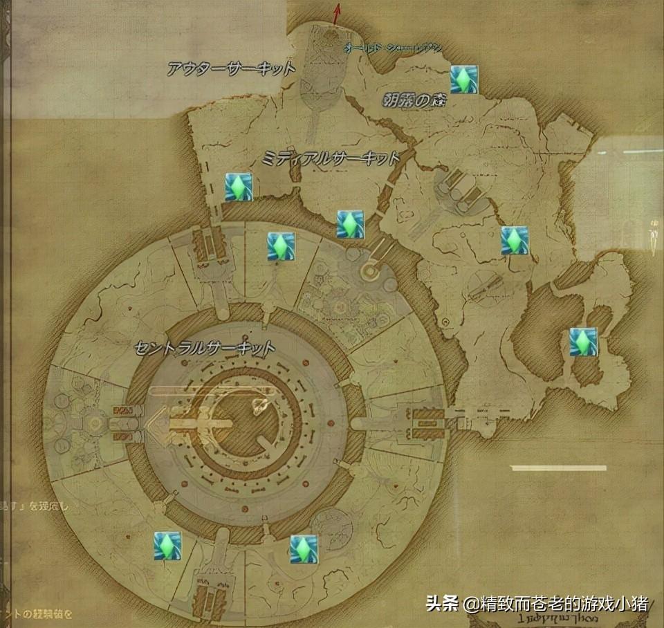 ff14风脉仪怎么开？（《FF14》6.0 版本风脉位置整理，旧地图探索需求量减半）-第11张图片-拓城游