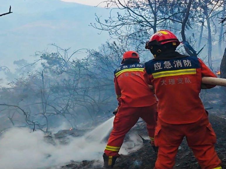 海东怎么了（云南大理海东山火明火扑灭：初步估计过火面积约32公顷 起火原因正进一步调查）-第3张图片-拓城游