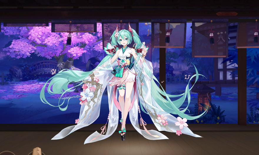 初音未来SSR立绘及建模公开，樱初音限定皮肤联动登场-第3张图片-拓城游