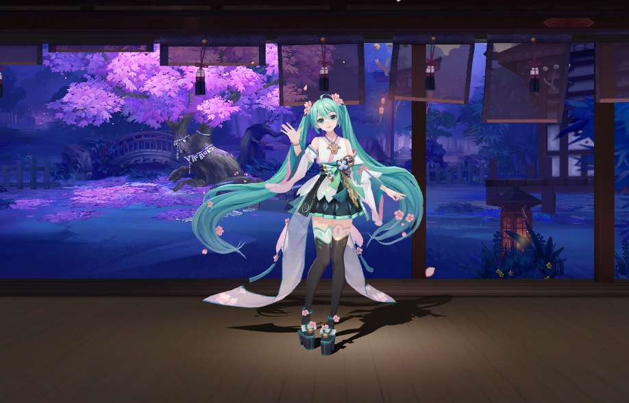 初音未来SSR立绘及建模公开，樱初音限定皮肤联动登场-第2张图片-拓城游